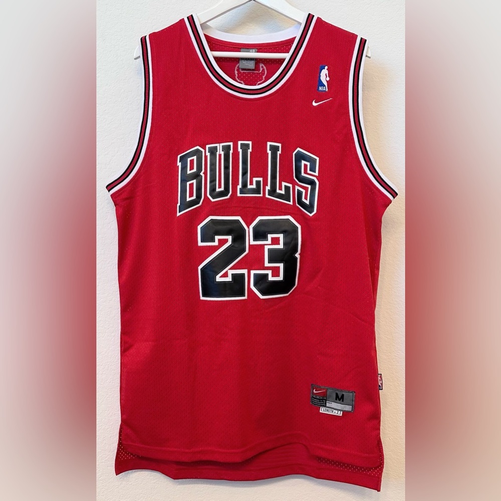 Vintage Nike Michael Jordan #23 Chicago Bulls Jersey Authentic Made in Korea